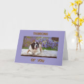 *恋しく思お前考えもだ* カード (黄色い花)