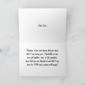 **恋しく思お客様**お考えるよび常に*お客様* カード (内部)