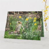 恋しく思お考え前は カード (黄色い花)