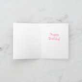 恋しく思お誕生日ケーキ カード (内部)