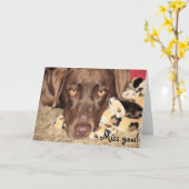 恋しく思お！ カード (黄色い花)