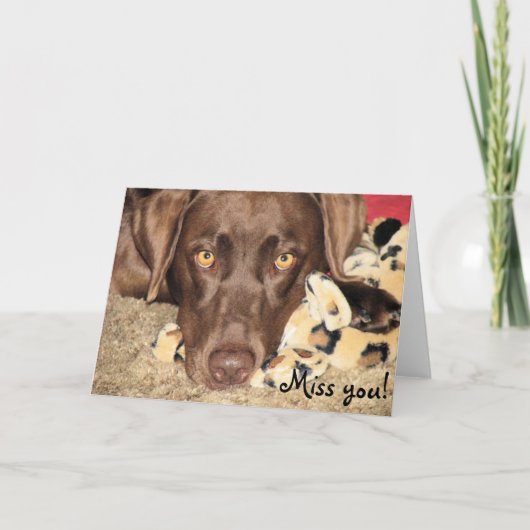 恋しく思お！ カード (正面)