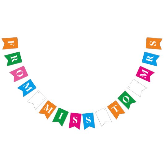 ～恋しく思から バンティングフラッグ (全)