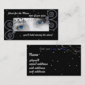 恋しく思っても月のためのシュートは、上陸します。 名刺 (正面/裏面)