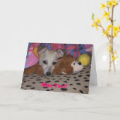 恋しく思って下さい! カード (黄色い花)