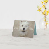 恋しく思って下さい カード (黄色い花)