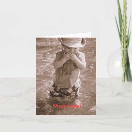 恋しく思って下さい! カード (正面)