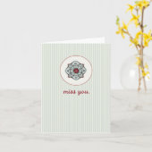 恋しく思って下さい カード (黄色い花)