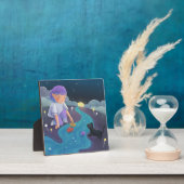 恋しく思のイラストレーションアート フォトプラーク (インサイチュ)