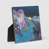 恋しく思のイラストレーションアート フォトプラーク (正面)