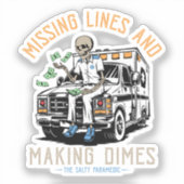 恋しく思のライン&メイキングDimesステッカー シール (正面)