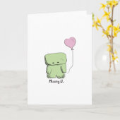 恋しく思のU カード (黄色い花)