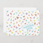 恋しく思のYouおもしろいはがき ポストカード (正面/裏面)