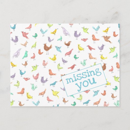 恋しく思のYouおもしろいはがき ポストカード (正面)