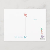 恋しく思のYouおもしろいはがき ポストカード (裏面)