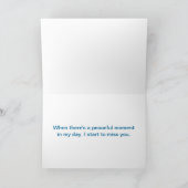 恋しく思のYou Lake Reflections Card カード (内部)