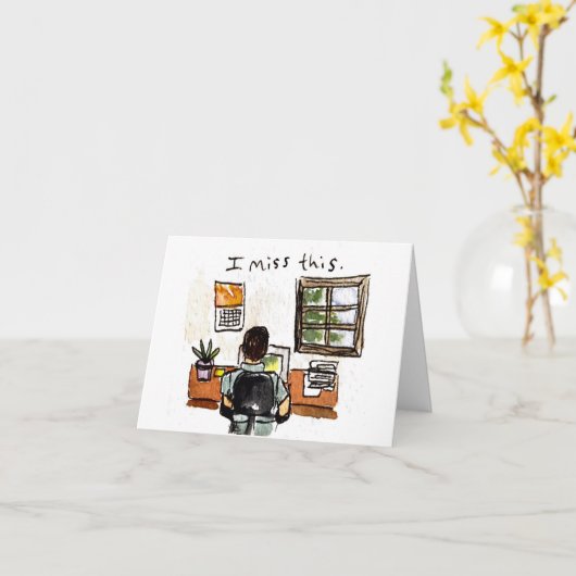 恋しく思や|共同作業者カードがリモートで動作 カード (黄色い花)