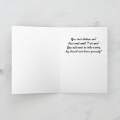 恋しく思キス紙グリーティングカード カード (内部)