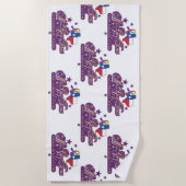 恋しく思ゲイテキサス州州ビーチ/プールタオル ビーチタオル (正面)