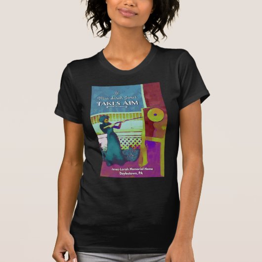 恋しく思サラ・ジェームズがエイムTシャツを着る Tシャツ (正面)
