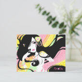 恋しく思シャーベット葉書 ポストカード (スタンド正面)