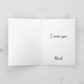 恋しく思シンプルハート シーズンカード (内部)