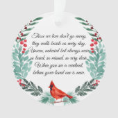 恋しく思ズ・ユー・メモリアル(鳥)ショウジョウコウカンチョウグリーンリー・アクリル オーナメント (正面)