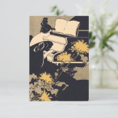 恋しく思テレ遊リードのピアノ サンキューカード (スタンド正面)