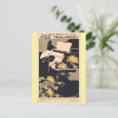 恋しく思テレ遊リードのピアノ ポストカード (スタンド正面)