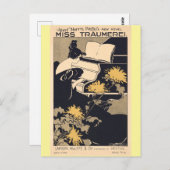 恋しく思テレ遊リードのピアノ ポストカード (正面/裏面)