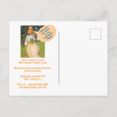 恋しく思ハロウィーン2025/ストローウーマン/パーティー招待状 インビテーションポストカード (裏面)