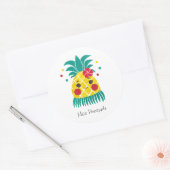 恋しく思ハワイアン ラウンドシール (封筒)