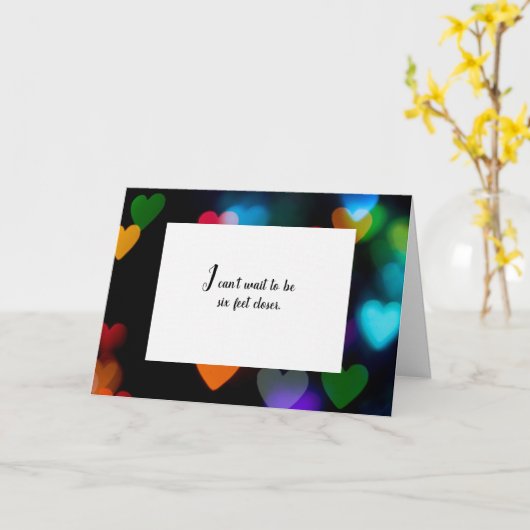 恋しく思ハート カード (黄色い花)