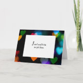 恋しく思ハート カード (正面)