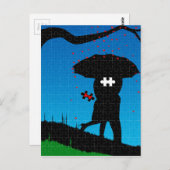 恋しく思ハート ポストカード (正面/裏面)