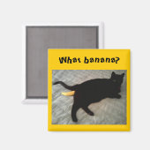 恋しく思バナナ猫のおもちゃ マグネット (正面/裏面)