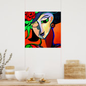 恋しく思バラピカソバイノラ ポスター (キッチン)