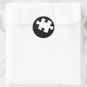 恋しく思パズル ラウンドシール (バッグ)