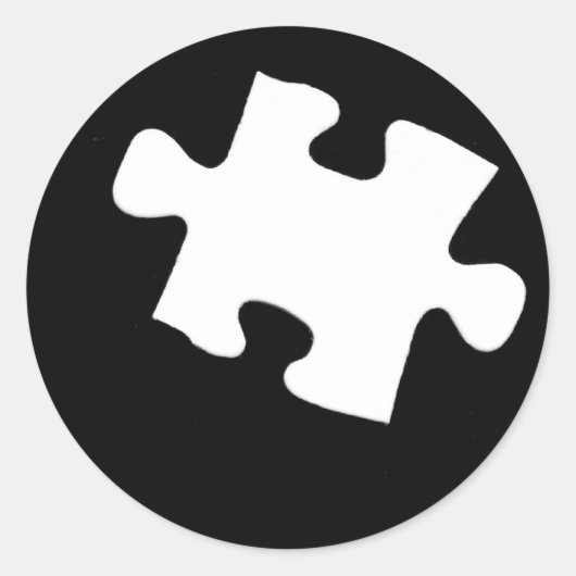 恋しく思パズル ラウンドシール (正面)