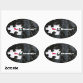 恋しく思パズル 楕円形シール (シート)