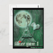 恋しく思パリ ポストカード (正面/裏面)