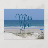 恋しく思ビーチ ポストカード (正面)