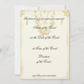 「恋しく思ベネット」 招待状 (裏面)