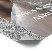 恋しく思ページグリッターパーソナルポートレートポスター ポスター (角)