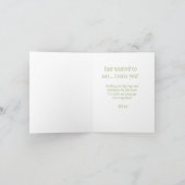 恋しく思ユニークフローラガール&バード付きカード カード (内部)