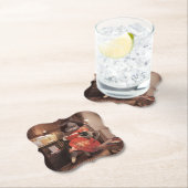 恋しく思ヴィンテージ猫の読時間 ペーパーコースター (インサイチュ)