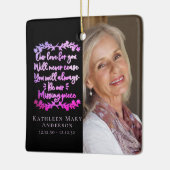 恋しく思作品記念写真記念 セラミックオーナメント (左)