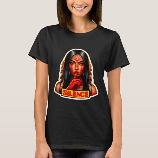 恋しく思先住民女性と少女の殺害7 Tシャツ (正面)