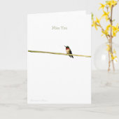 恋しく思内空白の: カード (黄色い花)