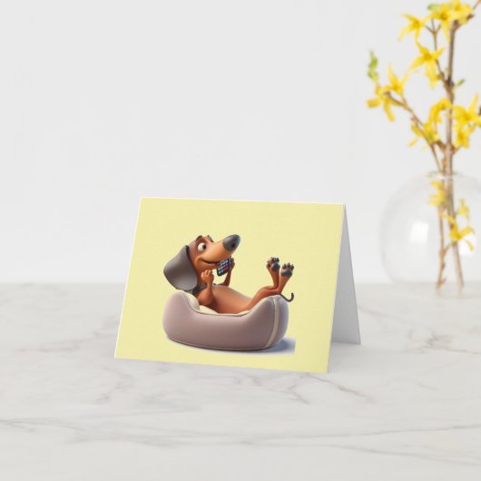 恋しく思友よ カード (黄色い花)